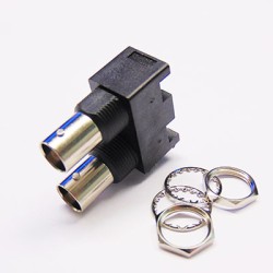 C-SX-045 - Dual Port Vertical BNC Socket