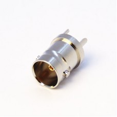 C-SX-061 - 3GHz Top Entry PCB Mounted Press Fit Hybrid BNC Connector