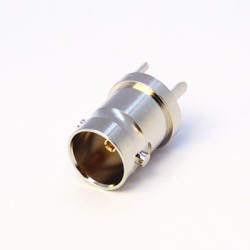 C-SX-061 - 3GHz Top Entry PCB Mounted Press Fit Hybrid BNC Connector