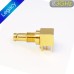 C-SX-086G - PCB Right Angle 1.0 / 2.3 Bulkhead Connector