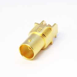 C-SX-087G - Right Angle PCB Mounting BNC Connector with Pathfinder Light Pipe