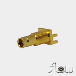 C-SX-098GRZR2 - PCB Edge Mounting 1.0 / 2.3 Bulkhead Connector
