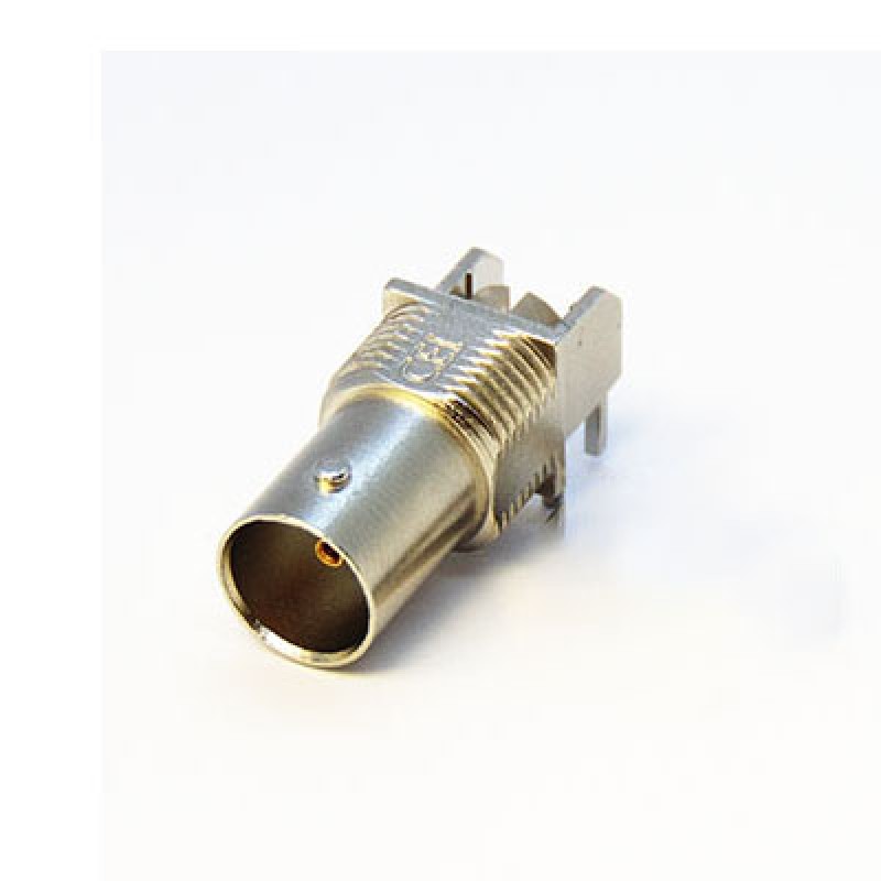 Right Angle PCB Mounting BNC Connector with PathfinderTM Light Pipe (2
