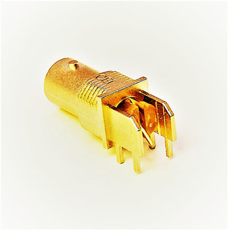 PCB Surface Mount BNC Connector with PathfinderTM Light Pipe