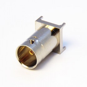 C-SX-123 - Square Based Top Entry BNC Connector (Long Body)