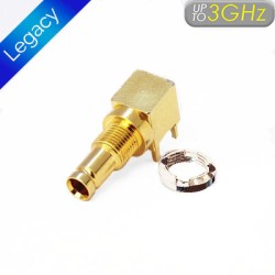 C-SX-125 - Right Angle DIN 1.0/2.3 Bulkhead Connector