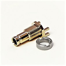C-SX-127G - Edge Mounted DIN 1.0/2.3 Connector