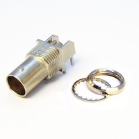 C-SX-136 - Surface Mount Right Angle BNC Connector with Pathfinder Light Pipe