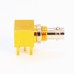 C-SX-142 - Right Angle Bulkhead Micro BNC Connector