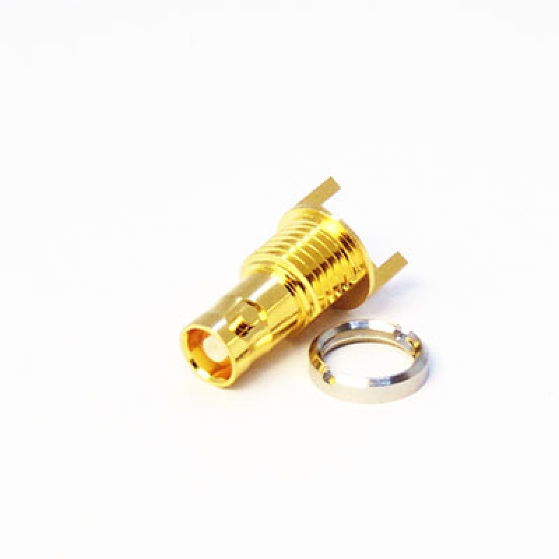PCB Edge Mounting Micro BNC Connector (for 1.6mm PCB)