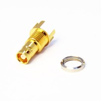 C-SX-155 - Edge Mounted Micro BNC Bulkhead Socket