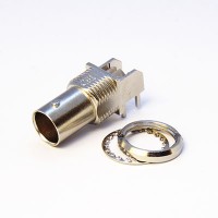 C-SX-162 - Right Angle PCB Mounting BNC Connector with Pathfinder Light Pipe 