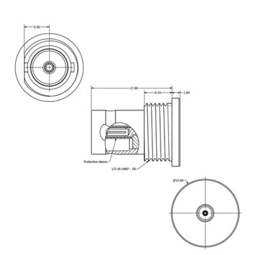 C-SX-169 - BNC Female to MCX Female Adaptor