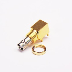 C-SX-208 - Right Angled Micro BNC Connector (slim body)