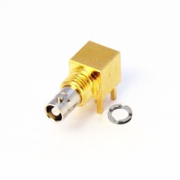 C-SX-210 - Right Angle Bulkhead Micro BNC Connector
