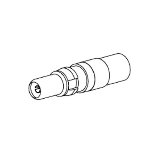 Mixed Layout Contact 75 Ohm Coaxial Plug for Belden 1855A