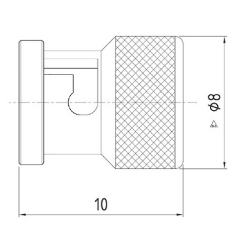 71X-0062-33 - Micro BNC Cap Without Chain