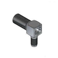 XGT-8016-NGDH - DIN 1.0 / 2.3 Right Angled Screw On Cable Mounted Plug