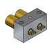 XJT-A011-GGAY - 12GHz PCB Dual Edge Mounted MCX Connector