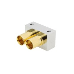 XJT-A011-GGAY - 12GHz PCB Dual Edge Mounted MCX Connector