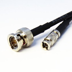 12GHz BNC (m) to Micro BNC (m) Coaxial Cable Assembly - Belden 4855R Cable
