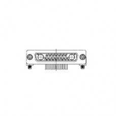 C-SD-272 - Mixed Layout D Subminiature Right Angle Connector 