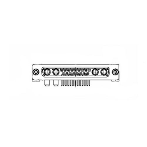 C-SD-334 - Mixed Layout D Subminiature Right Angle Connector 