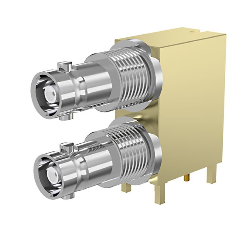 Dual Port Micro BNC Connector