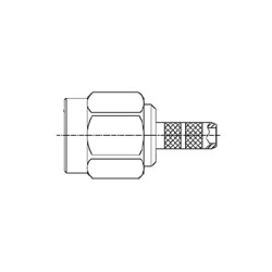 XCT-6000-GGAD - SMA Cable Mounted Plug