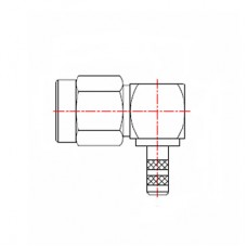 Right Angle SMA Cable Mounted Plug