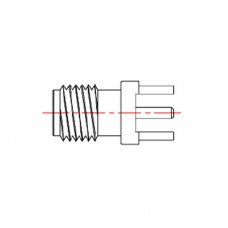 Top Entry PCB Mounted SMA Socket