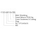 CC05-XXP-FA-PBS - M5 Front Fastening Shielded Plug (A Code)