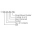CC08-XXS-RX-PM - M8 Rear Fastening Socket (A and B Code)