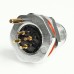 CC12-XXP-FD07-PBSX - M12 Front Fastening Shielded Die Cast Plug (D Code)