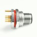 CC12-XXP-FA07-PBSX - M12 Front Fastening Shielded Die Cast Plug (A Code)