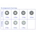 CC12-XXP-X04-AC - M12 Cable Mounted Plug (A and D Code)