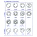 CC12-XXS-FX-PMX - M12 Front Fastening Socket (A and D Code)