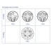 CC12-XXS-X-SMXX-TR - M12 surface Mount Receptacle (A and D Code)