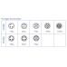 CC12-XXS-X04-AS - M12 Cable Mounted Socket (A and D Code)