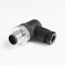 CC12R-XXP-X-AE4 - M12 Cable Mounted Right Angle Plug (A,B and D Code)