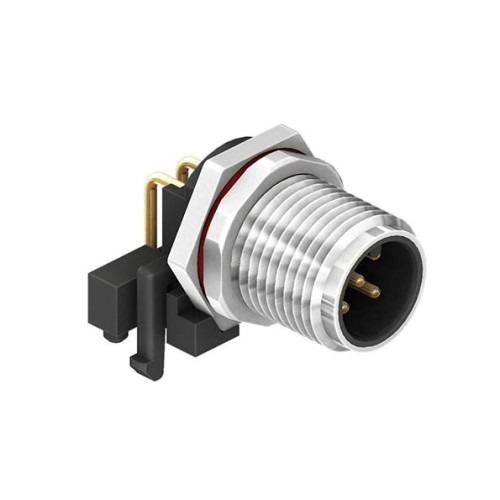 CC12R-XXP-FX-PB - M12 Right Angle Plug (A and D Code)