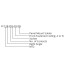 CC12R-XXS-FX-PB - M12 Right Angle Socket (A and D Code)