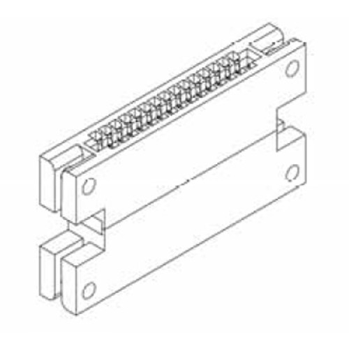 Card Edge Header 2.54mm [.100"] Contact Centres