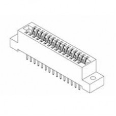 Card Edge Header 3.18mm [.125"] Contact Centres, 15.49mm [.610"] Insulator Height