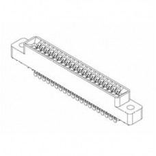 Card Edge Header 2.54mm [.100"] Contact Centres, 10.95mm [.431"] Insulator Height