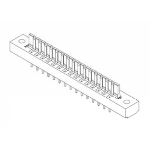 Card Edge Header 3.96mm [.156"] Contact Centres, 13.72mm [.540"] Insulator Height