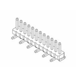 Card Edge Header 1.27mm [.0.50"] Contact Centres (Male)
