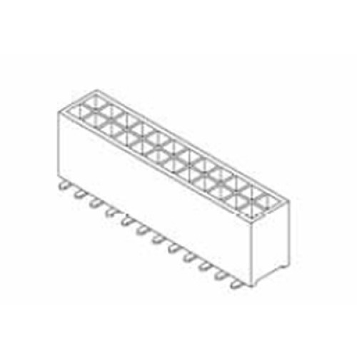 Card Edge Header 1.27mm [.0.50"] Contact Centres (Female)