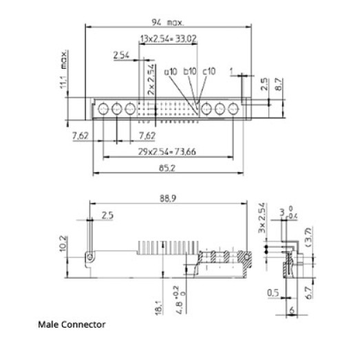 M Body DIN 41612