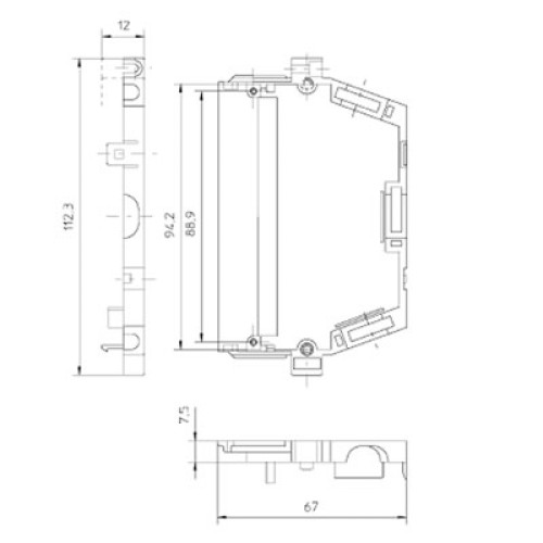 Cable Housing for C, D and R Body Connectors